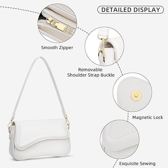 houlder Bag for Women Small Clutch Purses Cute Hobo Handbag Trendy Underarm Bag